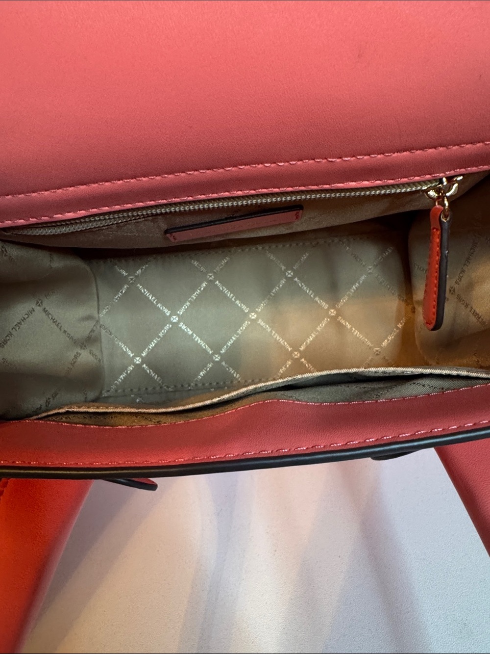 MICHAEL KORS CARMEN MEDIUM FLAP SATCHEL SHOULDER CROSSBODY BAG - Picture 4 of 4